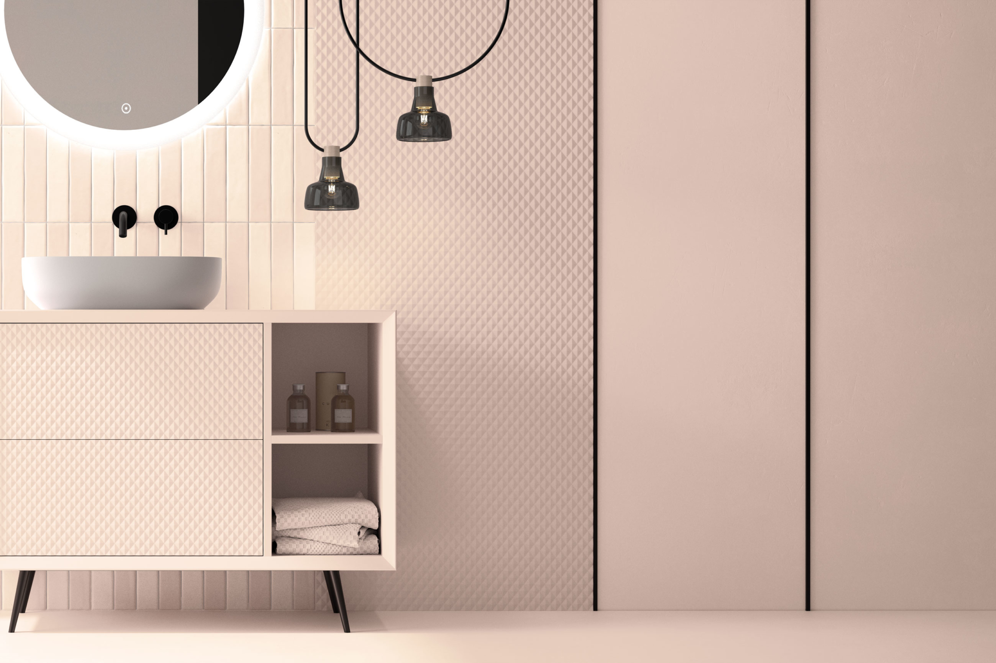 Muebles de baño modernos con diseño minimalista – colección Stylish de Ávilados